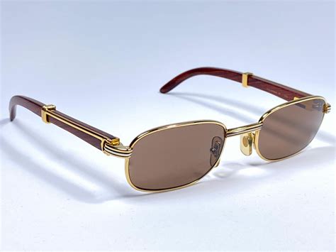 cartier wood sunglasses